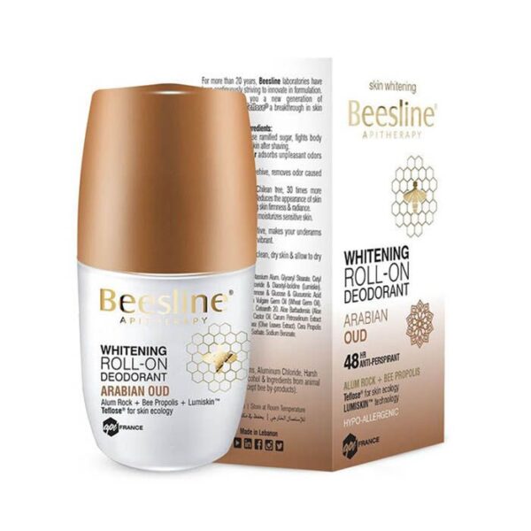 Beesline Deodorant Whitening Roll-On Arabian Oud 50 ml - Image 4