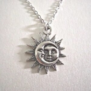 Sun Moon Pendant Necklace Charm Necklace Necklace For Woman Choker Jewelry Gift