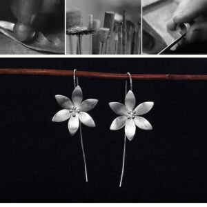 Lotus earrings earrings women