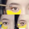 Eyelash Eyeliner Stencil Model Eye Mascara Comb Stencil Model Beginner Eye Makeup Helper Applicator Guide Card Tool Easy Wash