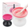 Electric Makeup Brush Cleaner Machine Portable Automatic USB Cosmetic Brush Cleaner Tools For All Size Beauty Makeup Brushes Set - Image 2