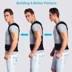 Back Posture Corrector Shoulder Back Support Posture Corrector Belt for Lumbar Back Clavicle Support Brace
