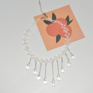 High-end Temperament Necklace Fairy Crystal Flow Necklace