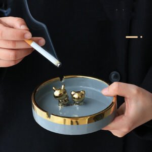 Light Luxury Style Ceramic Ashtray