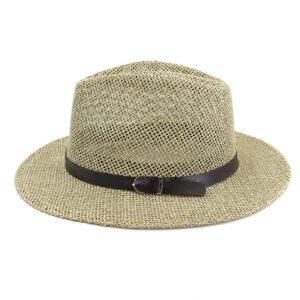 Panama Straw Hat European And American Sun Protection Summer Sun Protection Travel Beach Woven Top Hat