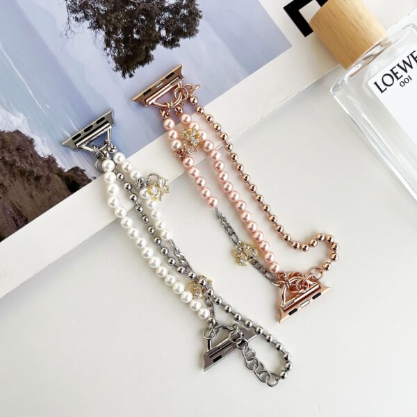 Watch Pearl Metal Chain Small Fragrance - Image 4