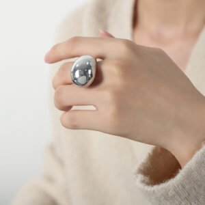 Non-fading Chubby Ball Ring For Women