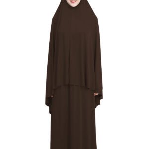 Muslim ladies hijab skirt suit prayer dress