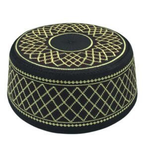 Muslim Hats Cotton Embroidery Islamic Men Prayer Arab Clothing Caps