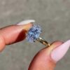 Wedding Luxury Oval Zircon Female Ring Fashion - Image 2