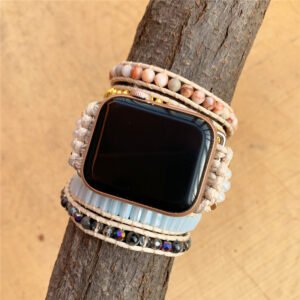 Natural Stone Winding Watch Strap Multilayer Braiding