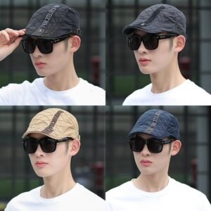 Men’s Autumn And Winter New Sun Protection Sun-poof Peaked Cap