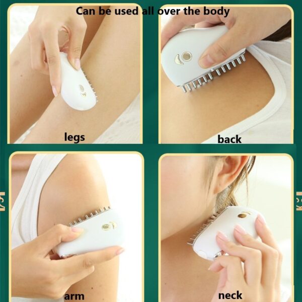 Gua Sha Comb Facial Double Chin Wrinkle Remover Device Back And Neck Massager Slimming Anti Cellulite Massage Tool Beauty Health - Image 4