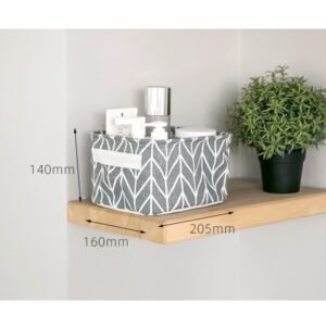 Foldable storage basket cotton