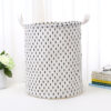 Home Fabric Cotton And Linen Foldable Clothing Storage Bin - Image 2