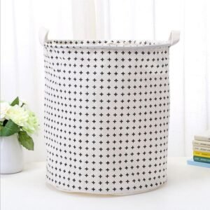 Home Fabric Cotton And Linen Foldable Clothing Storage Bin