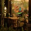 LED Wrought Iron Solar Garden Animal Atmosphere Ground Lamp - Image 3