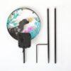 LED Wrought Iron Solar Garden Animal Atmosphere Ground Lamp - Image 6