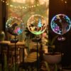 LED Wrought Iron Solar Garden Animal Atmosphere Ground Lamp - Image 4