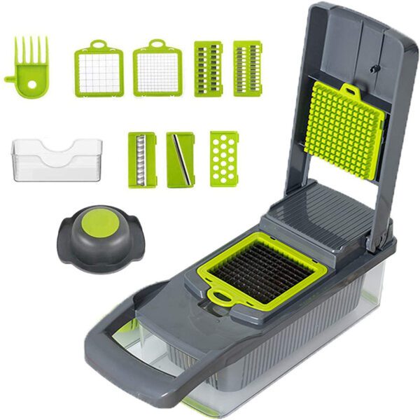 Multi-functional Plastic Manual Food Shredder Salad Cutter Vegetable Chopper Kitchen tools - Image 6