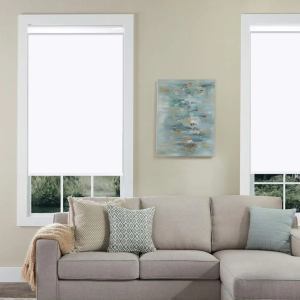 Best Selling Waterproof Sunscreen Window No Tool No Drilling Translucent Shades Roller Blinds - Image 3