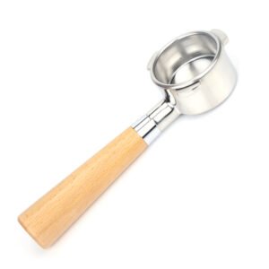 Stainless steel wooden handle 54mm 58mm espresso coffee tool 51 mm bottomless portafilter