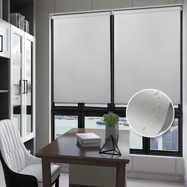 Best Selling Waterproof Sunscreen Window No Tool No Drilling Translucent Shades Roller Blinds - Image 2