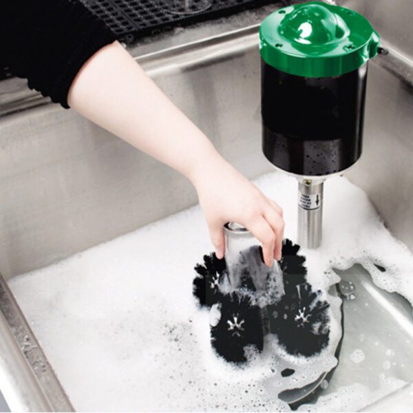 High Quality Pressure Cup Bottles Cleaner Rinsing Automatic Glass Washer With 3 Cleaning Brushes - Image 5