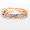 Top Seller 925 Sterling Silver Post 5cm Big Circle CZ Crystal Diamond Hoop Earrings Bling Bling Rhinestone Hoop Earrings - Image 4