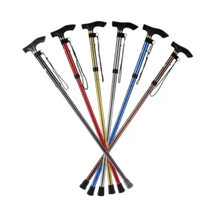 Ali hot selling foldable aluminum alloy crutches outdoor walking cane