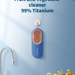 Home Kitchen Mini Smart Usb Rechargeable Wireless Water Ion Fruit Vegetable Food Cleaner Washer Purifier