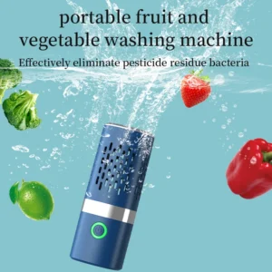 Fruit and Vegetable Purifier Food Cleaning Machine Household Sterilization Portable Wireless Removal of Agricultural Residues