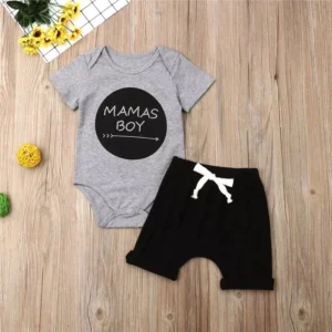 New Hot Selling Children’s Clothing Female European And American Short Sleeve Letter Brother Sister Outfit