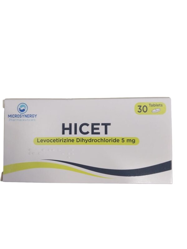 Hicet 5mg (Levocetrizine Dihydrochloride) 30's pack