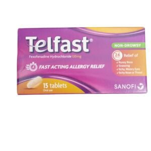 Telfast 120mg Anti-Allergy Tablets for Quick Allergy Relief 15’s