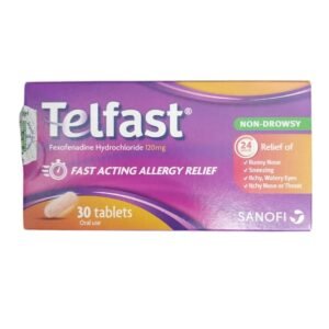 Telfast 120 mg 30 Tablets