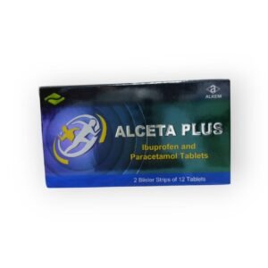 Alceta plus (Ibuprofen and Paracetamol) 2 Blister Strips of 12’s pack