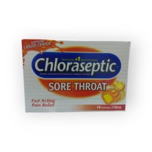 Chloraseptic Sore throat lozenges 18’s pack (Citrus flavor)