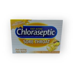 Chloraseptic Sore throat lozenges 18’s pack (Lemon with real honey flavor)