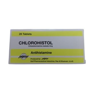 Chlorohistol Antihistamine Tablets 4mg, 20 Tablets