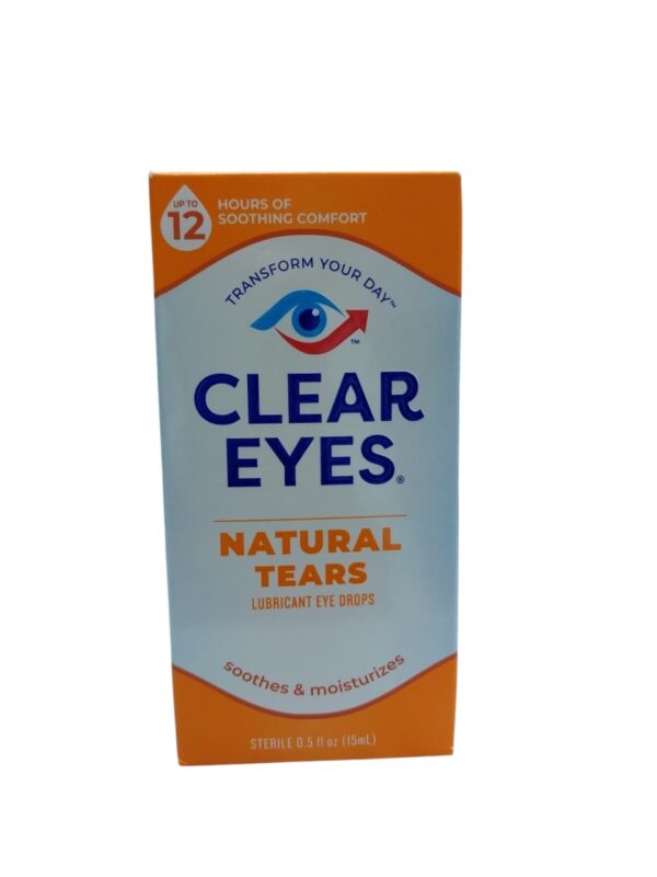 clear eyes natural tears 15ml