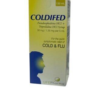 COLDIFED 30 mg/5ml,1.25 mg/5ml 120ml Glass Bottle