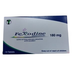 Fexodine 180mg (fexofenadine Hcl) 14’s Tab