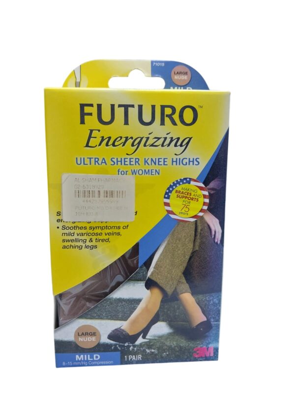 FUTURO ENERGIZING ULTRA SHEER MILD KNEE HIGH FOR WOMEN