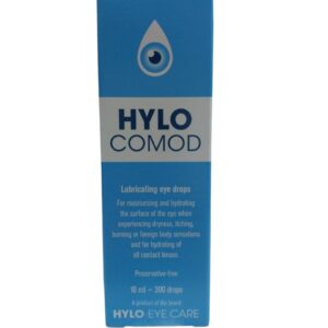 Hylo comod eye drops (Sodium Hyluronate 1mg/ml) 10ml ~ 300 drops