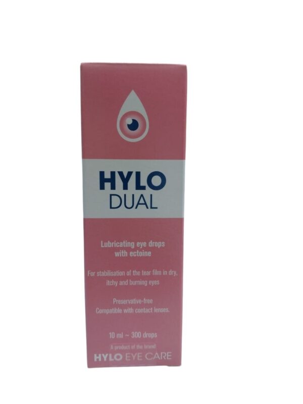 Hylo Dual Lubricating Eye Drops And Natural Cell Protection 10Ml/300 Drops