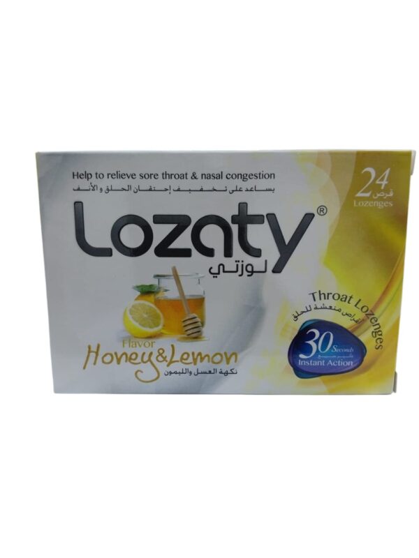 Lozaty Lozenges 24's (Honey & Lemon flavor)