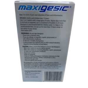 Maxigesic Double Action Pain & Fever Relief Tablets 16 tablets