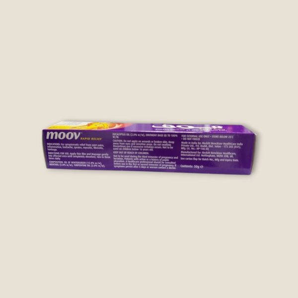 Moov Rapid Relief Ointment 50 g - Image 4