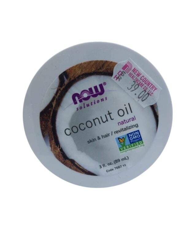 Now coconut oil 3 fl. oz. (89 ml)